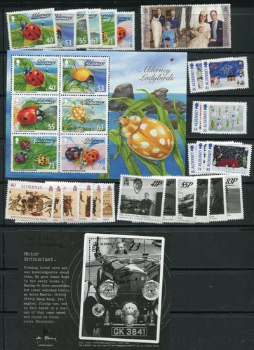 Alderney stamps sheets from - stamps, &