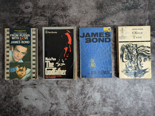 Vintage books james bond - vintage,