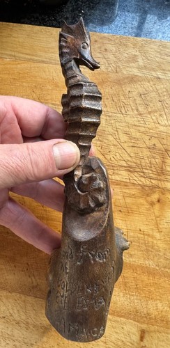 James bond wooden carving - bond,